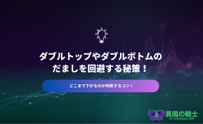 FX ダブルトップ ダブルボトム