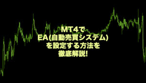 MT4 EA(自動売買システム) 設定