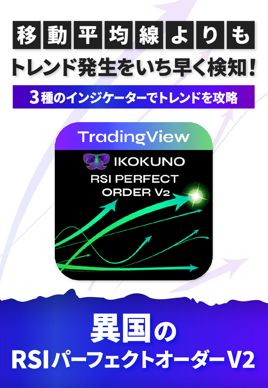 TradingView専用の人気自作インジケーター【異国のRSIパーフェクトオーダー】 | 異国の戦士