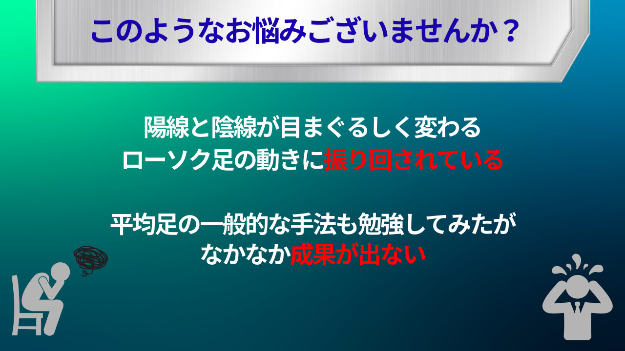 平均足のお悩み、手法