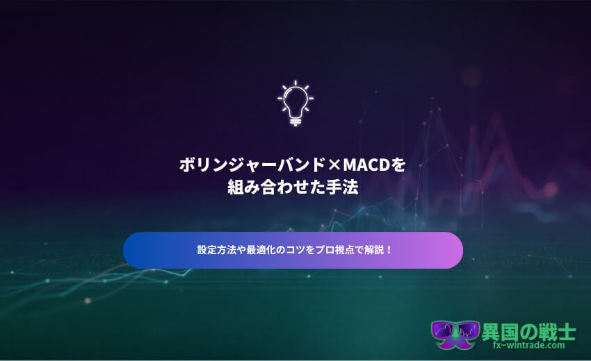 ボリンジャーバンド　MACD　組み合わせ