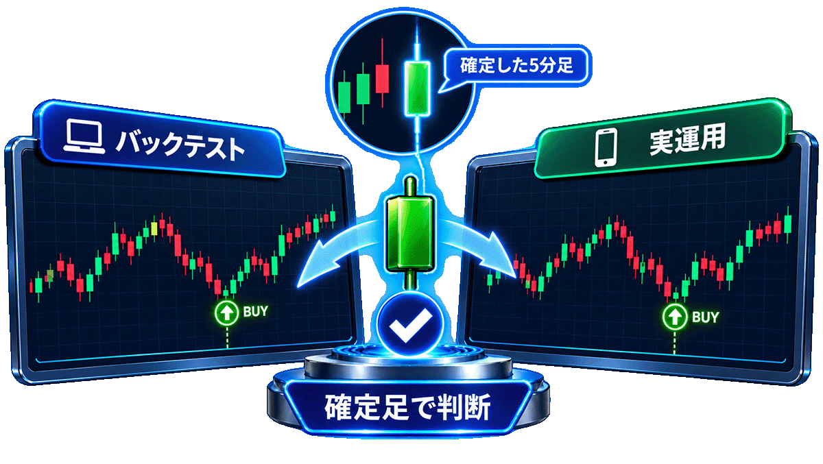 検証に近い動作